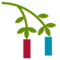 Tanabata Tree emoji on HTC